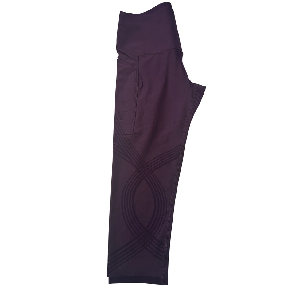 Fanka Body Sculpt Leggings Women S Purple Compression High Rise Pockets